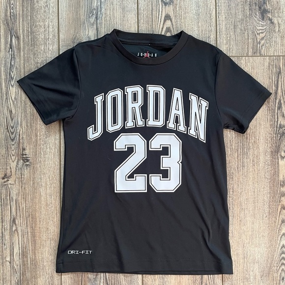 Jordan Other - Jordan Dri-FIT T-Shirt Youth Size S (8-10 Yrs) Black #23 Michael Jordan